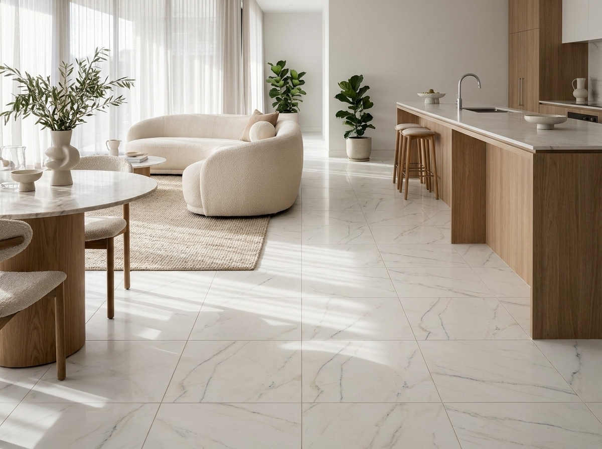 Carrara Milano in a room